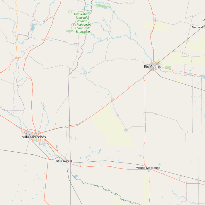 Mapa de las fuentes de los datos
