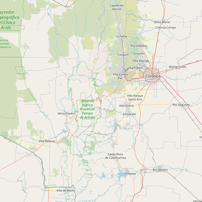 Mapa de las fuentes de los datos
