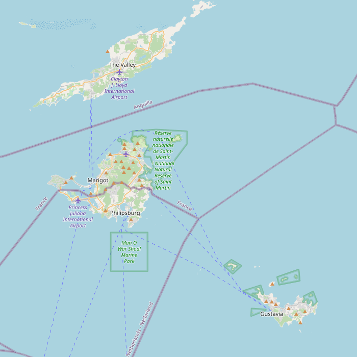 Mapa de las fuentes de los datos