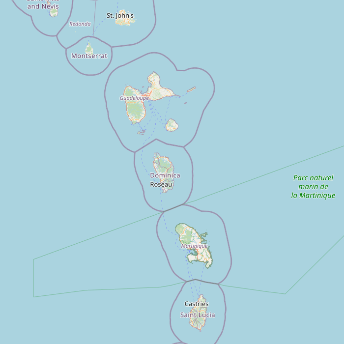 Mapa de las fuentes de los datos