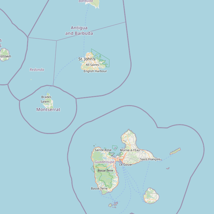 Mapa de las fuentes de los datos