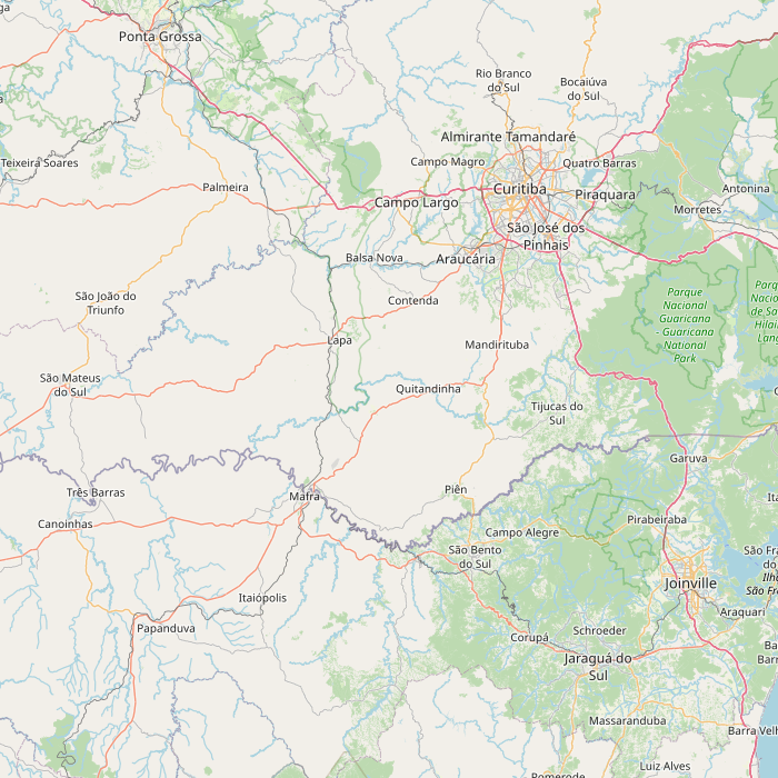 Carte des sources