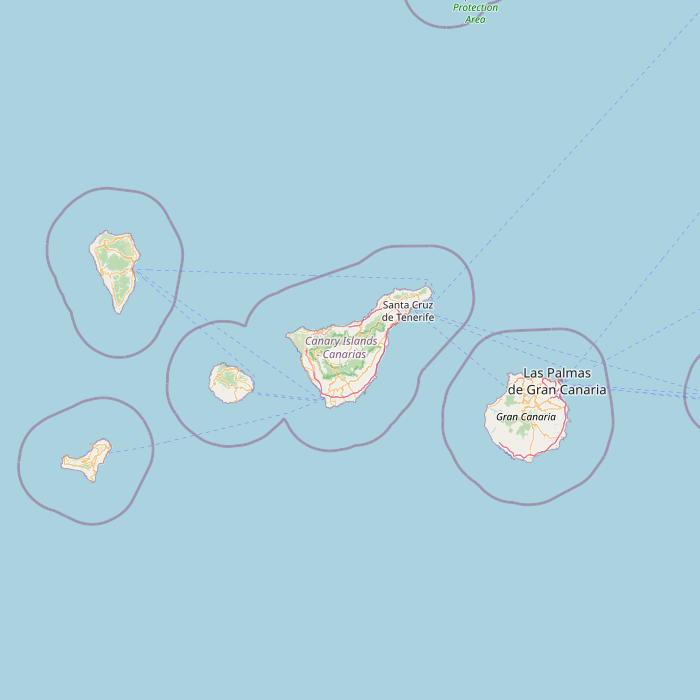 Mapa de las fuentes de los datos