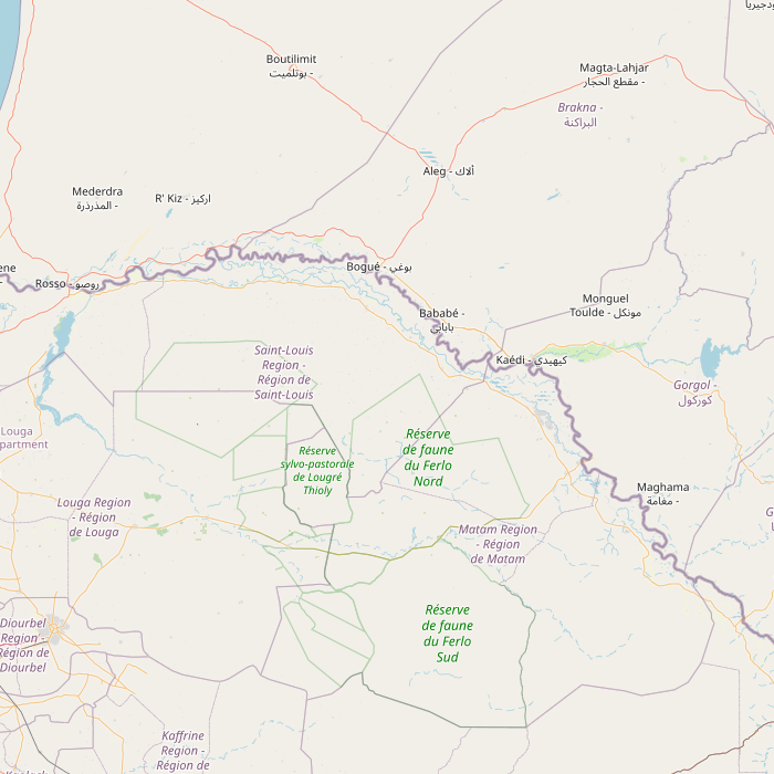 Mapa de las fuentes de los datos