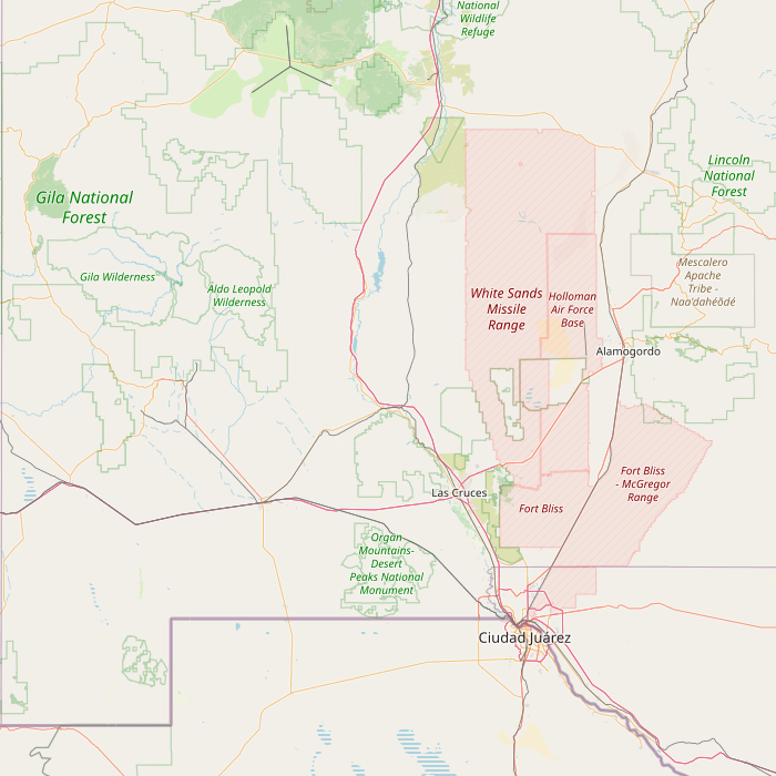 Mapa de las fuentes de los datos