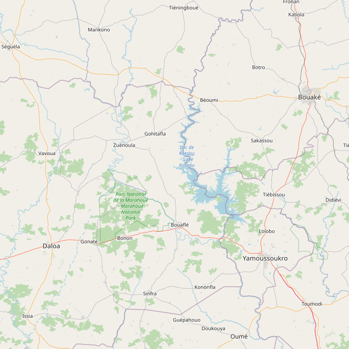 Mapa de las fuentes de los datos