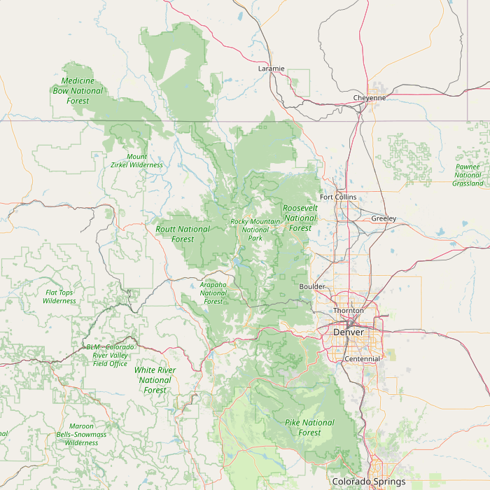 Mapa de las fuentes de los datos