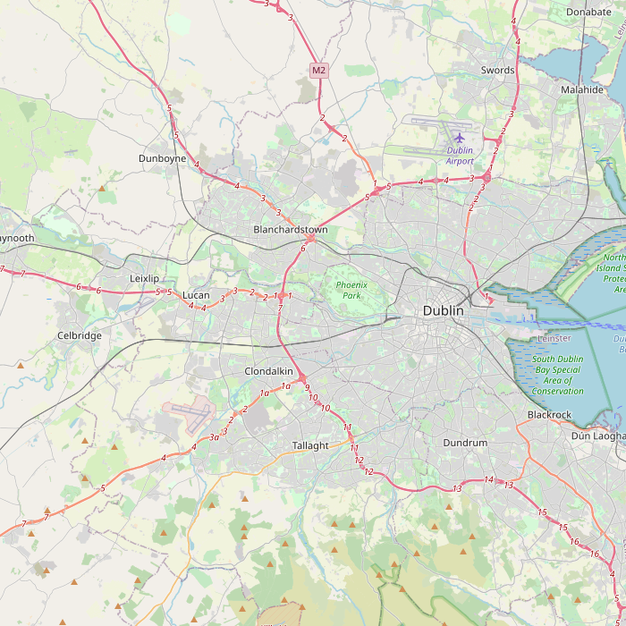 Mapa de las fuentes de los datos