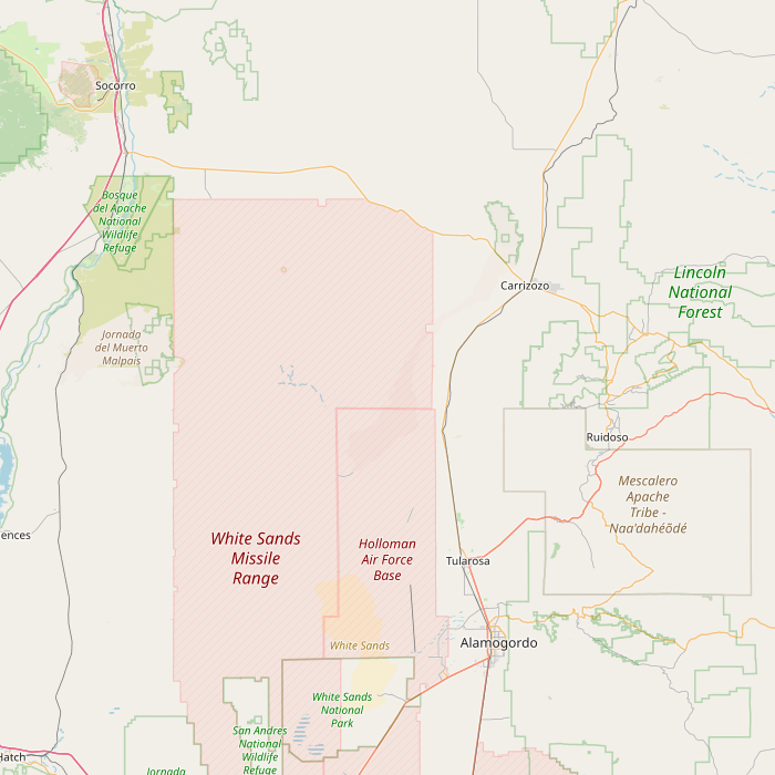 Mapa de las fuentes de los datos