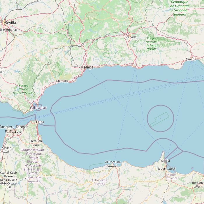 Mapa de las fuentes de los datos