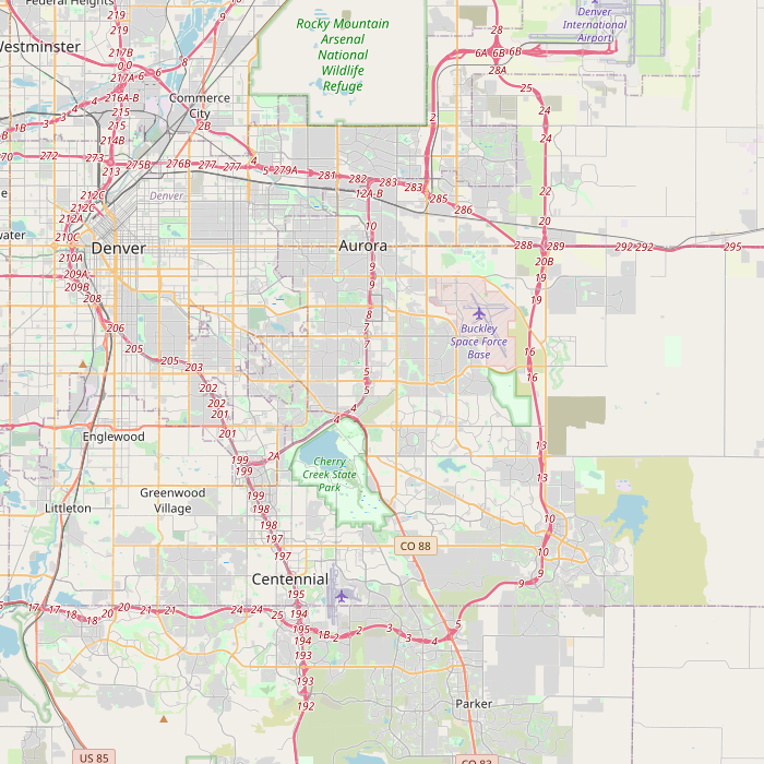 Mapa de las fuentes de los datos