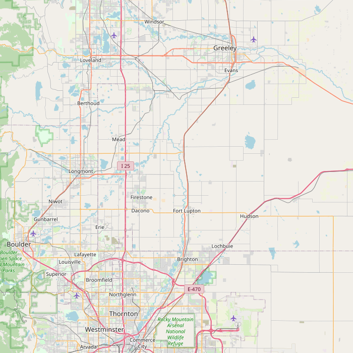 Mapa de las fuentes de los datos