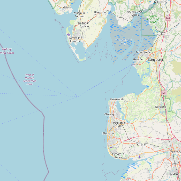 Mapa de las fuentes de los datos