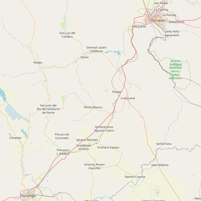 Mapa de las fuentes de los datos