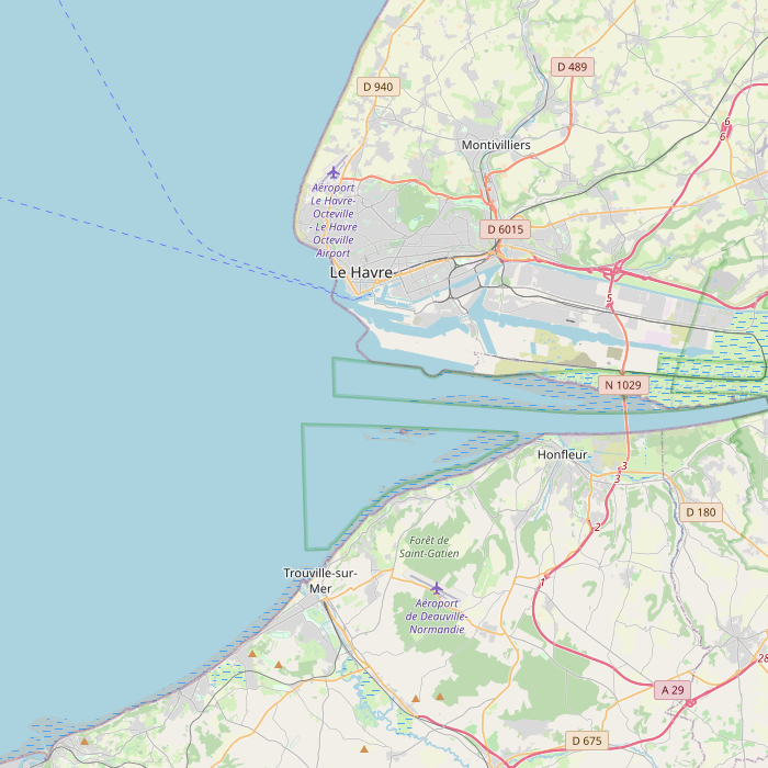 Carte des sources