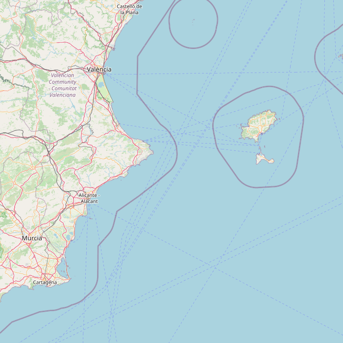 Mapa de las fuentes de los datos