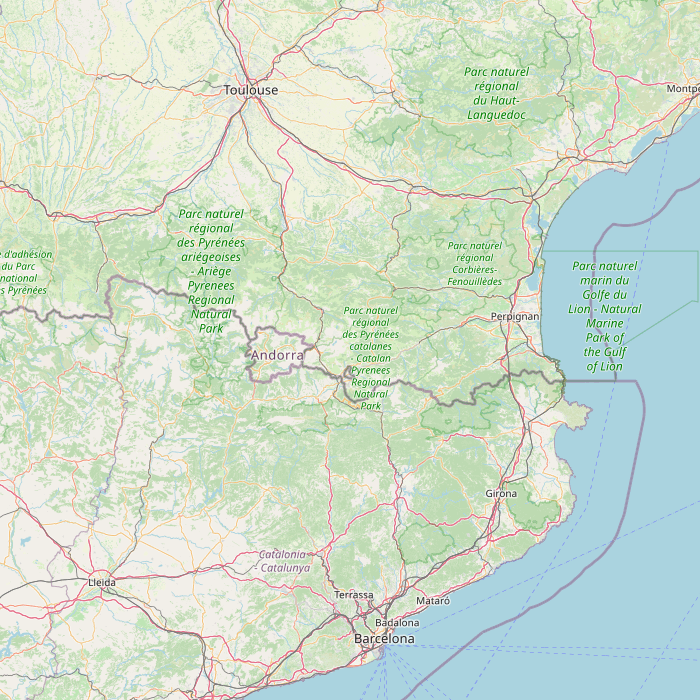 Mapa de las fuentes de los datos