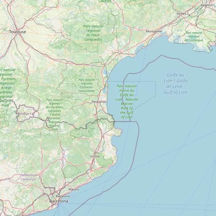 Mapa de las fuentes de los datos