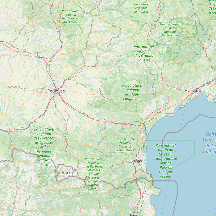 Mapa de las fuentes de los datos