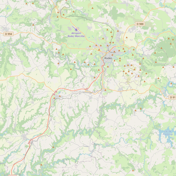 Mapa de las fuentes de los datos