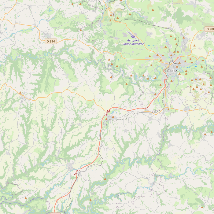 Mapa de las fuentes de los datos