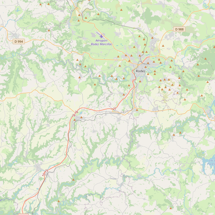 Mapa de las fuentes de los datos