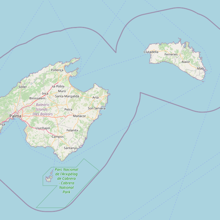 Mapa de las fuentes de los datos