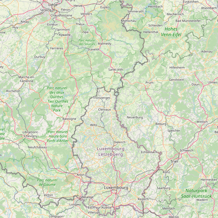 Mapa de las fuentes de los datos