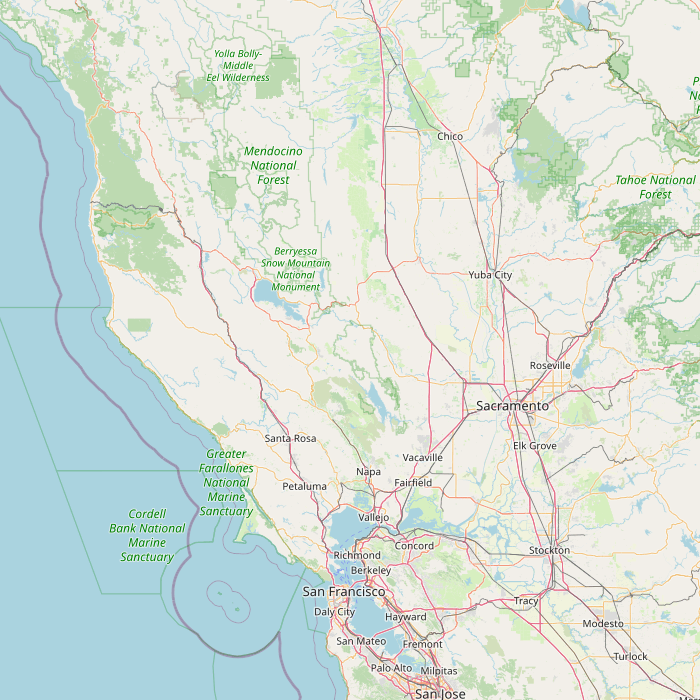 Mapa de las fuentes de los datos