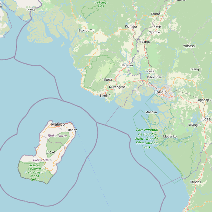 Mapa de las fuentes de los datos