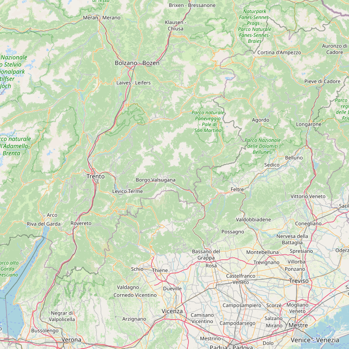 Carte des sources