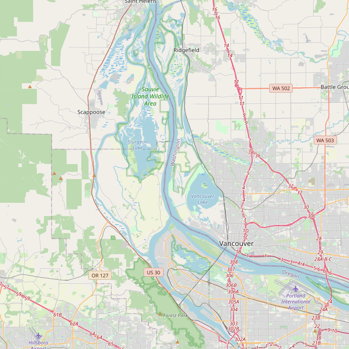 Mapa de las fuentes de los datos