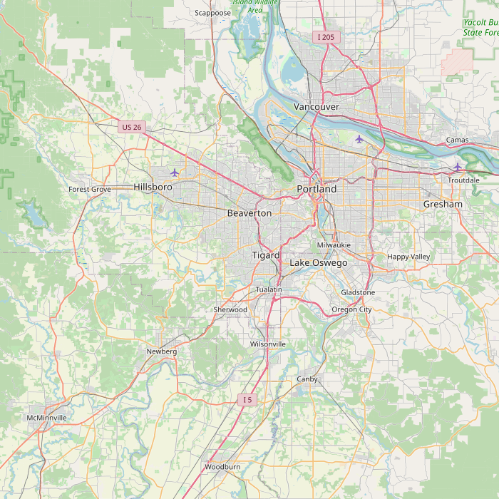 Mapa de las fuentes de los datos