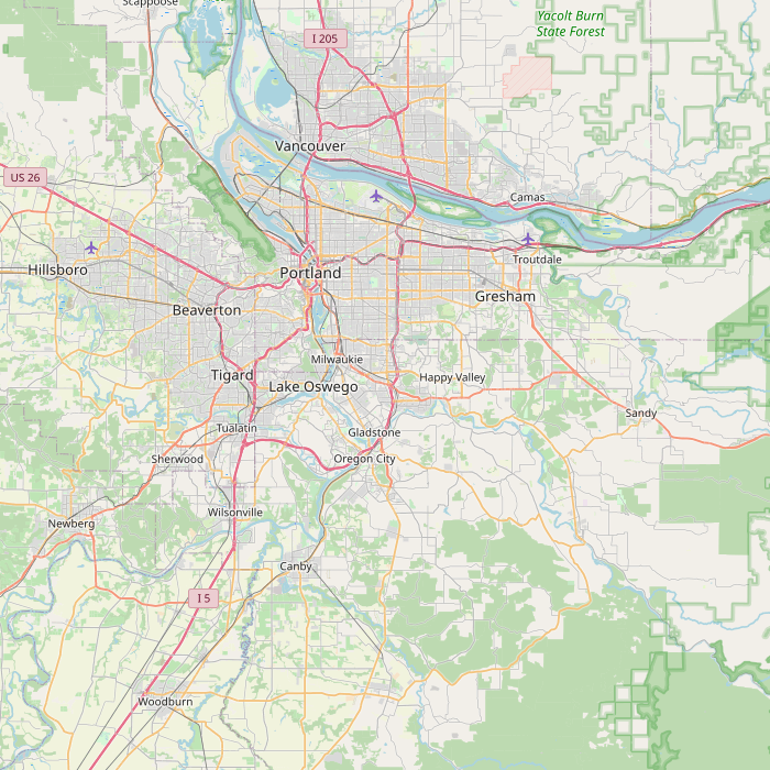 Mapa de las fuentes de los datos