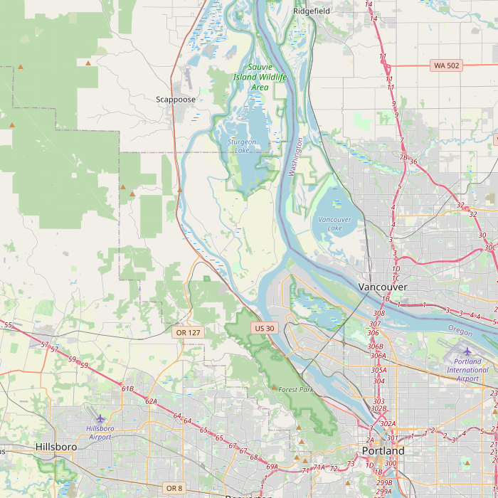 Mapa de las fuentes de los datos