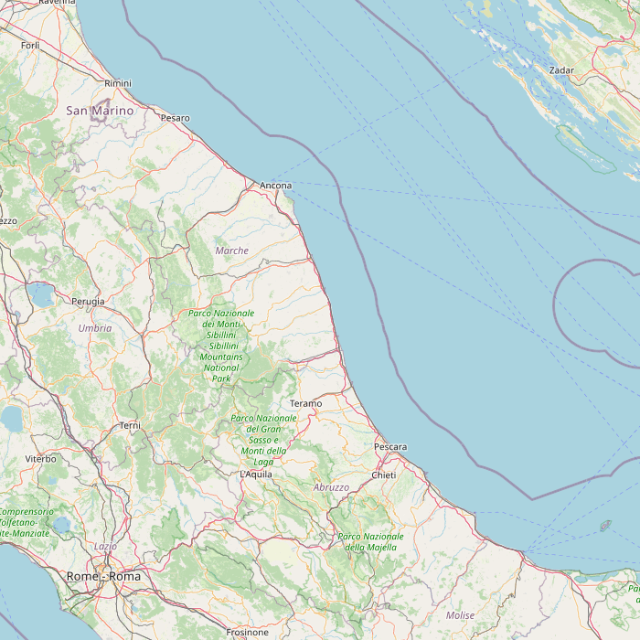 Mapa de las fuentes de los datos