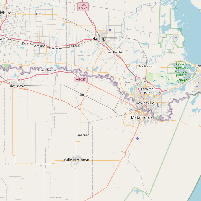 Mapa de las fuentes de los datos