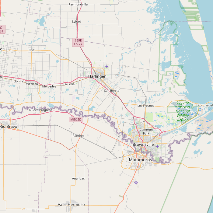 Mapa de las fuentes de los datos