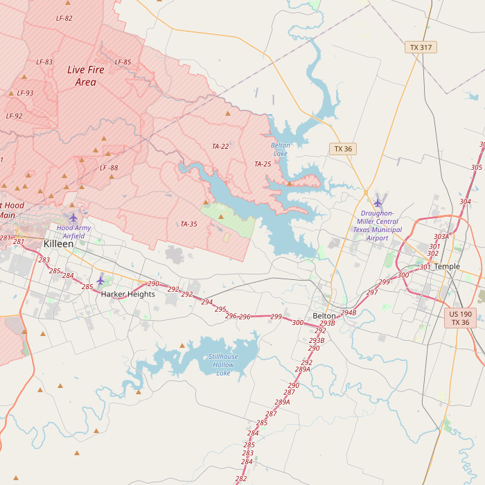 Mapa de las fuentes de los datos