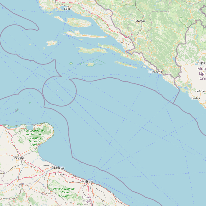 Mapa de las fuentes de los datos