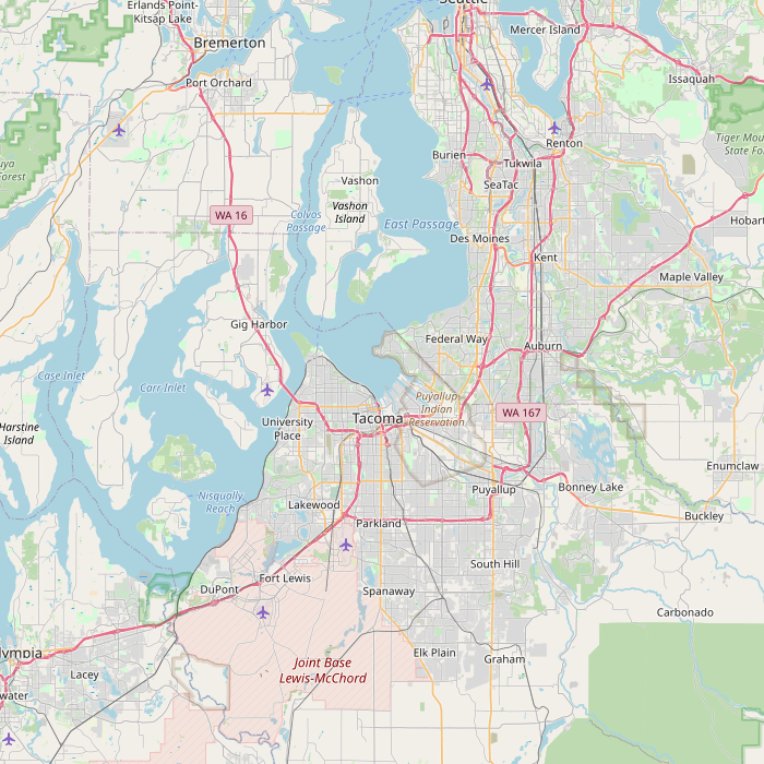 Mapa de las fuentes de los datos