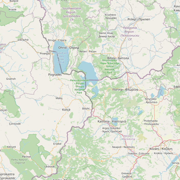 Carte des sources