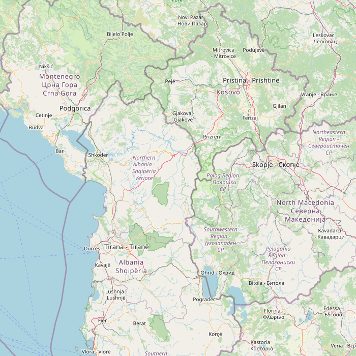 Carte des sources