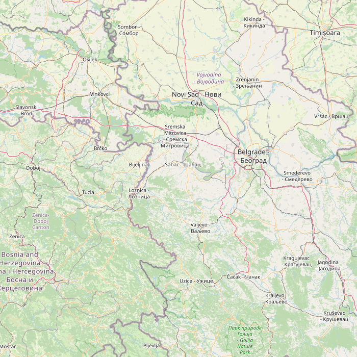 Carte des sources