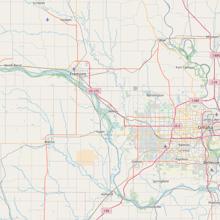 Mapa de las fuentes de los datos