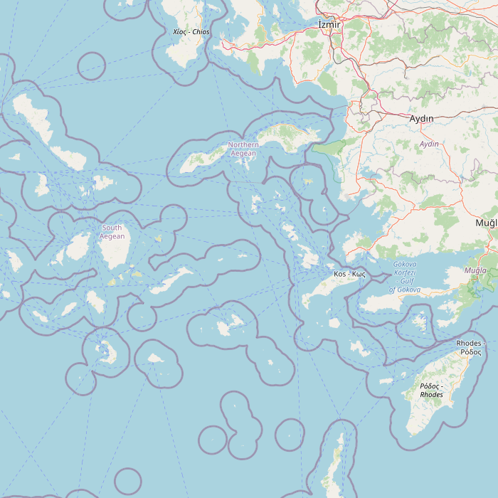 Mapa de las fuentes de los datos