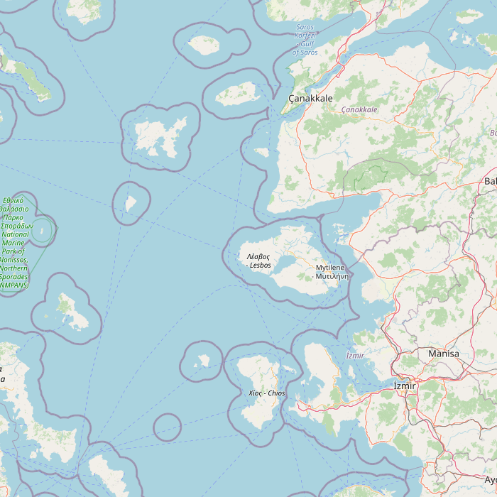 Mapa de las fuentes de los datos