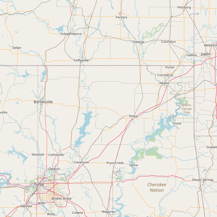 Mapa de las fuentes de los datos