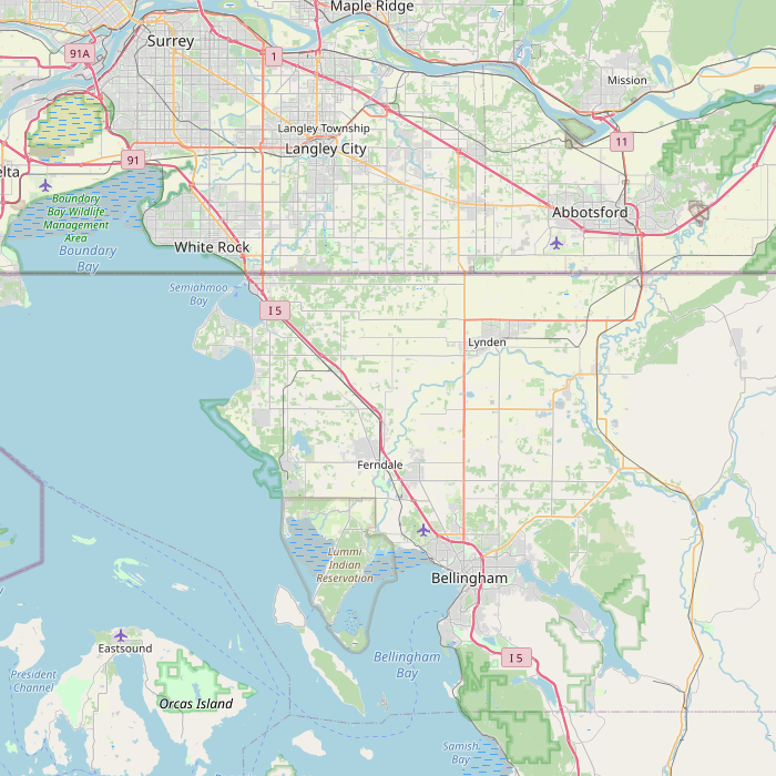 Mapa de las fuentes de los datos